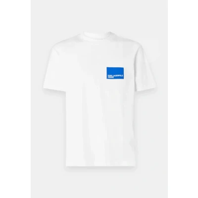 Afbeelding van Karl Lagerfeld Jeans BOX LOGO TEE Tshirt print, Heren, Maat: Large, White