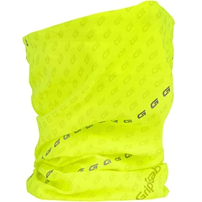 Afbeelding van GripGrab Multifunctional Hi Vis Reflective Nek Warmer Reflecterende Fiets Loop Geel Unisex Maat One Size