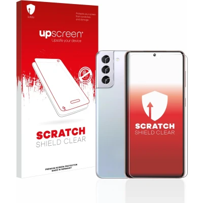 Afbeelding van upscreen Screenprotector voor Samsung Galaxy S21 5G (Voor+Camera) Folie Beschermfolie transparant