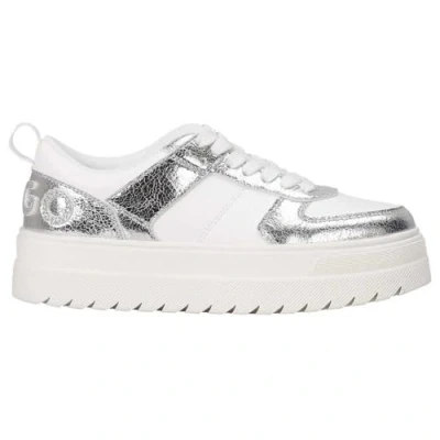 Afbeelding van HUGO Dames Lyssa_Tenn_pucrk Sneaker, Open Wit, 5 UK, 38 EU