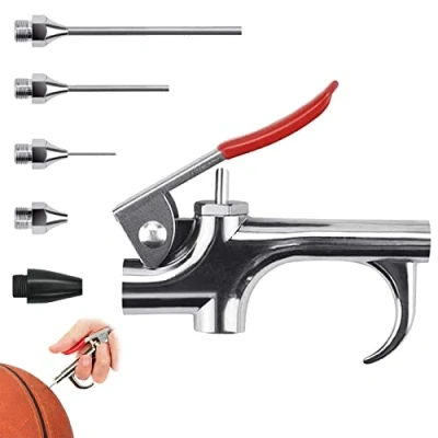 Afbeelding van Stofverwijdering Luchtblaaspistool 1 Delige Set Pneumatische Stofblaaspistool Luchtcompressor Poeder Blaaspistool Hogedruk Persluchtpistool Compressor Voor Luchtpistool Zilver