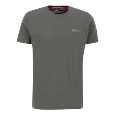 Afbeelding van Alpha Industries AIR Force Tshirt print, Heren, Maat: XXL, Dark olive