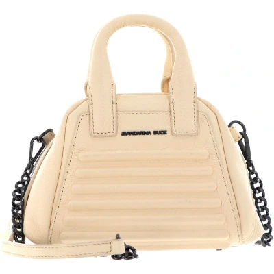 Afbeelding van MANDARINA DUCK Leren Handtas Schoudertas I Con Crossover Macadamia Beige