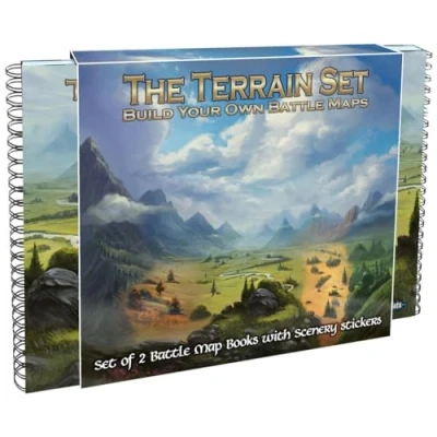 Afbeelding van Loke Battlemats The Terrain Set Build Your Own Battle Map Kit RPG Accessory Ages 14+ English