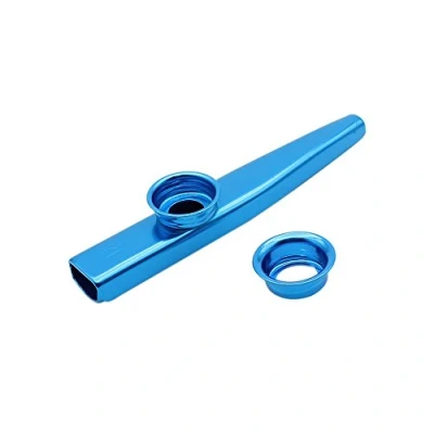 Afbeelding van Brensty Kazoo Diafragma van aluminiumlegering, voor kinderen, muziekliefhebbers, blauw