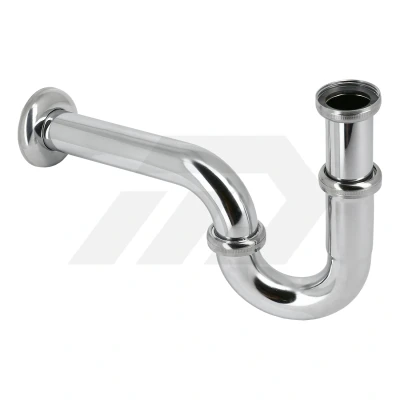 Afbeelding van Bonfix Verchroomde Wastafelsifon Met Rozet 1 1/4&quot;