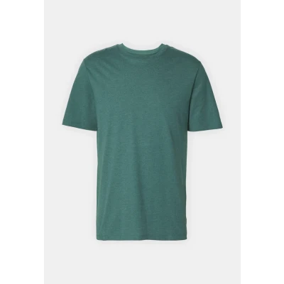 Afbeelding van Jack &amp; Jones Melange TEE NECK NOOS Tshirt basic, Heren, Maat: Large, Storm