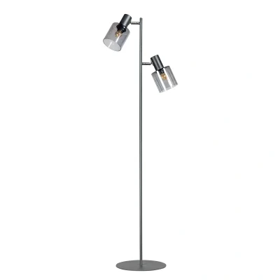 Afbeelding van ETH Vloerlamp Sledge Glass Zwart