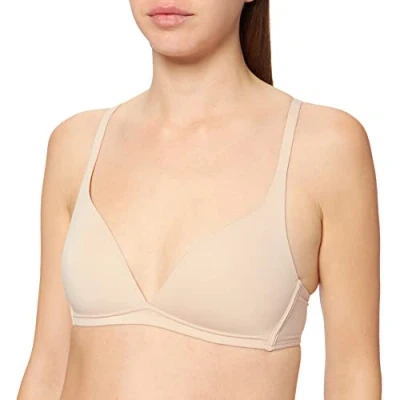 Afbeelding van Calida Eco Sense Soft Moulded Triangle Bra Beige A 70 Dames