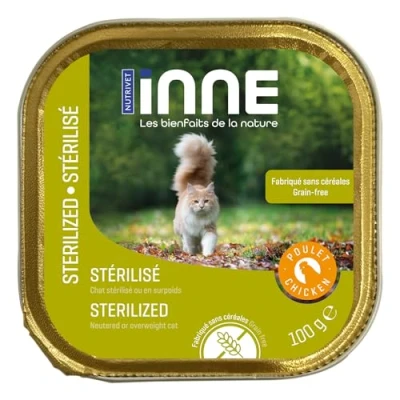 Afbeelding van NUTRIVET INNE kat TERRINE Gesteriliseerde Kip 100g