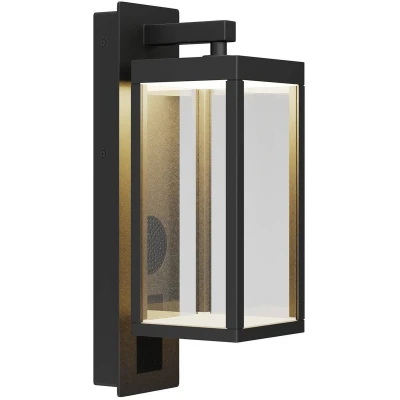 Afbeelding van Lucande Ditta LED buiten wandlamp met luidspreker