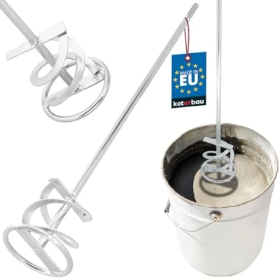 Afbeelding van KOTARBAU® mortelmixer spiraalmixer 100 mm SDS Plus voor cement pleisterwerk gips kleuren roermand wentelmixer rondemixer roerder roerkloppers
