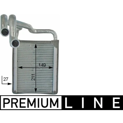 Afbeelding van Kachelradiateur, interieurverwarming MAHLE AH 203 000P