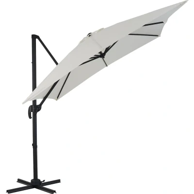 Afbeelding van ACAZA Zweefparasol Gebroken wit