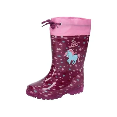 Afbeelding van Lico Power Blinky regenlaars, Lila/Rosa/Türkis, 13 UK Kind, Lila Rosa Türkís, Child