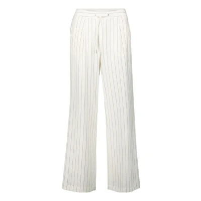 Afbeelding van zero MIT Nadelstreifen Broek, Dames, Maat: 34, Creamblack