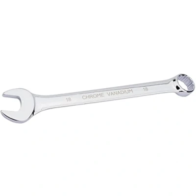 Afbeelding van Draper 35209 Hi Torq Metrische Korte Patroon Combinatie Spanner, 18mm, Blauw