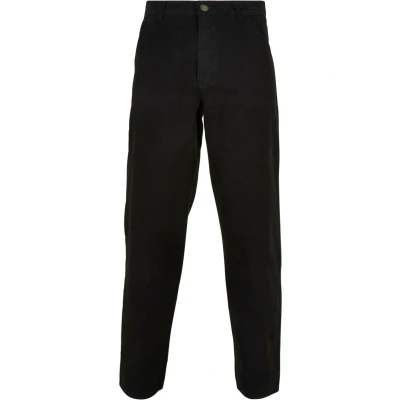 Afbeelding van Urban Classics Canvas herenbroek, broek voor mannen, verkrijgbaar in vele verschillende kleuren, maten 28 44, zwart, 44