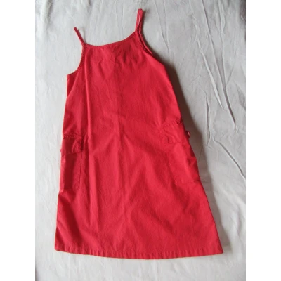 Afbeelding van Petit Bateau Jurk Overgooier Rood 6 jaar 114