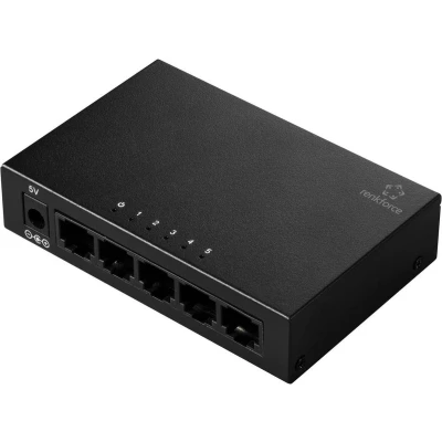 Afbeelding van Renkforce RF 6385004 Netwerk switch RJ45 5 poorten 1 GBit/s