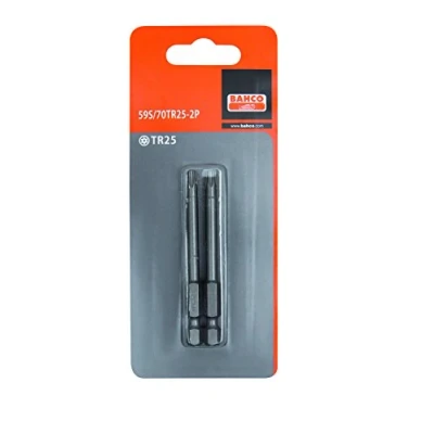 Afbeelding van Bahco 2xbits tr27 70mm 1/4&quot; standard 59S/70TR27 2P