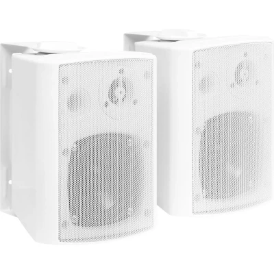 Afbeelding van vidaXL Stereoluidsprekers wandgemonteerd 2 st 80 W wit