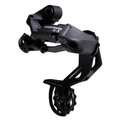 Afbeelding van Achterderailleur sram x3 lange slag ZWART