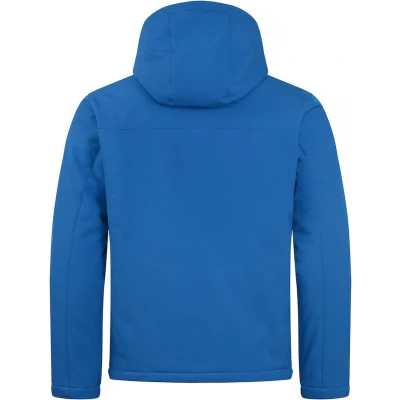 Afbeelding van Clique Padded hoody softshell jas heren kobalt maat L