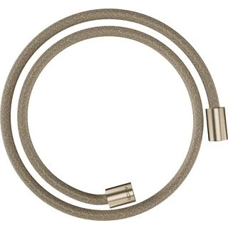 Afbeelding van Axor doucheslang textiel 1 25 m cylindrische moeren brushed bronze 28228140