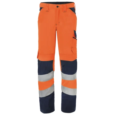 Afbeelding van Werkbroek Havep High Visibility 48 Fluo Oranje/Marine