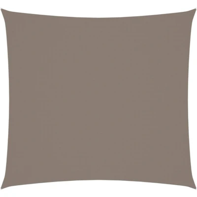 Afbeelding van vidaXL Zonnescherm vierkant 4x4 m oxford stof taupe