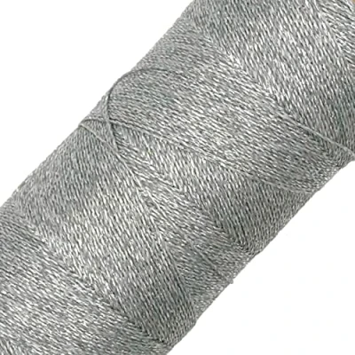 Afbeelding van Linhasita gewaxt garen, 100 g/360 meter, dikte: 0,5 mm, polyester, macramégaren, 30 kleuren (zilver)