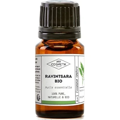 Afbeelding van Etherische olie van Ravintsara CT 1,8 cineool BIO MY COSMETIK 30 ml