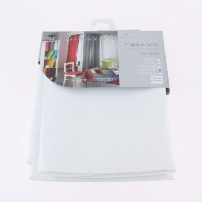 Afbeelding van Wicotex Tafellaken wit rond polyester 180 cm