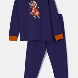 Afbeelding van woody pyjama jongens/heren PLE/893 8jaar