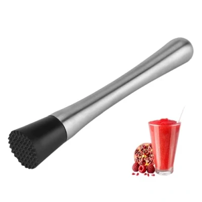 Afbeelding van Cocktail Muddler RVS Bar Stick Mojito Masher Fruit Mixer Ideaal Bartender Tool Barware