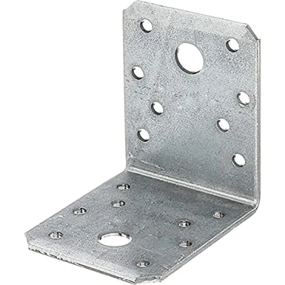 Afbeelding van Alberts 50 x hoekverbinders sendzimir verzinkt 70x70x55mm