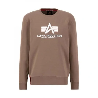 Afbeelding van Alpha Industries Sweater, Heren, Maat: Small, Taupe