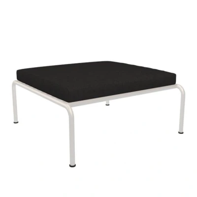 Afbeelding van Houe Avon Ottoman Voetenbank Frame Wit Stof Char