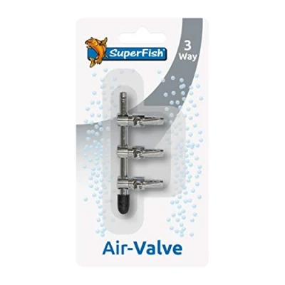 Afbeelding van Superfish RVS Air tap Valve Luchtkraan 3 weg