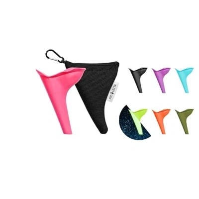 Afbeelding van PiPiLOTTA® Draagbaar urinoir voor vrouwen Staande plashulp Dames bij Muziek Festivals Camping Reizen Buitenshuis Staan Plas Gemakkelijk WC (Roze)