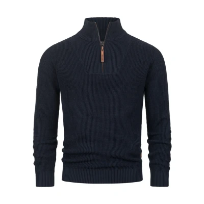 Afbeelding van Indicode Jeans Inyassip Trui, Heren, Maat: Small, Navy