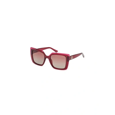 Afbeelding van Guess Iniettato Zonnebril, Dames, Maat: One Size, borgogna sfumato