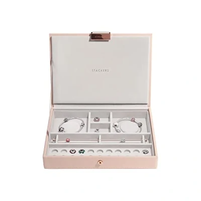 Afbeelding van Stackers Blush Pink Classic Charm Deksel