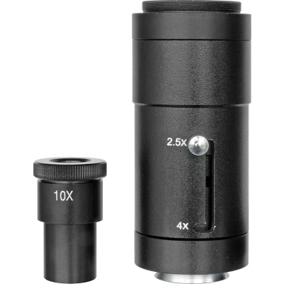 Afbeelding van Bresser Fotoadapter Science 2.5x/4x Staal 11,5 Cm Zwart