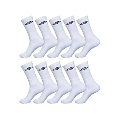 Afbeelding van Pack 10 Pares De Calcetines Umbro En Color Blanco Talla 39/42