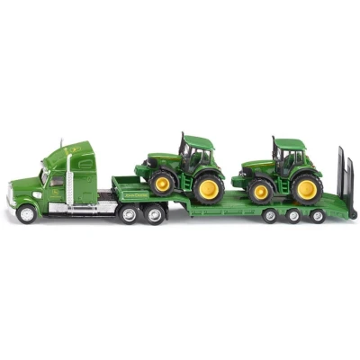 Afbeelding van SIKU John Deere dieplader met tractoren