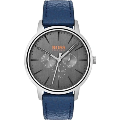 Afbeelding van BOSS HO1550066 horloge heren blauw edelstaal