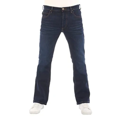 Afbeelding van Lee Denver Straight leg jeans, Heren, Maat: 33x30, Dark blue elko