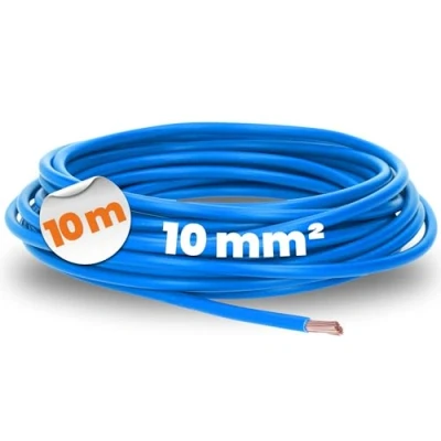 Afbeelding van 10 meter Lapp 4520025 H07V K mm² blauw I bedradingskabel kernkabel PVC enkeladerig meeraderig 10mm2 bedrading